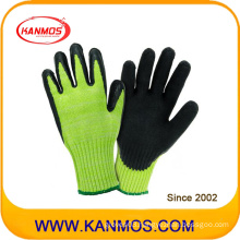 Cut Resistant Hppe Industrial Safety Latex Work Gloves (52202HP)